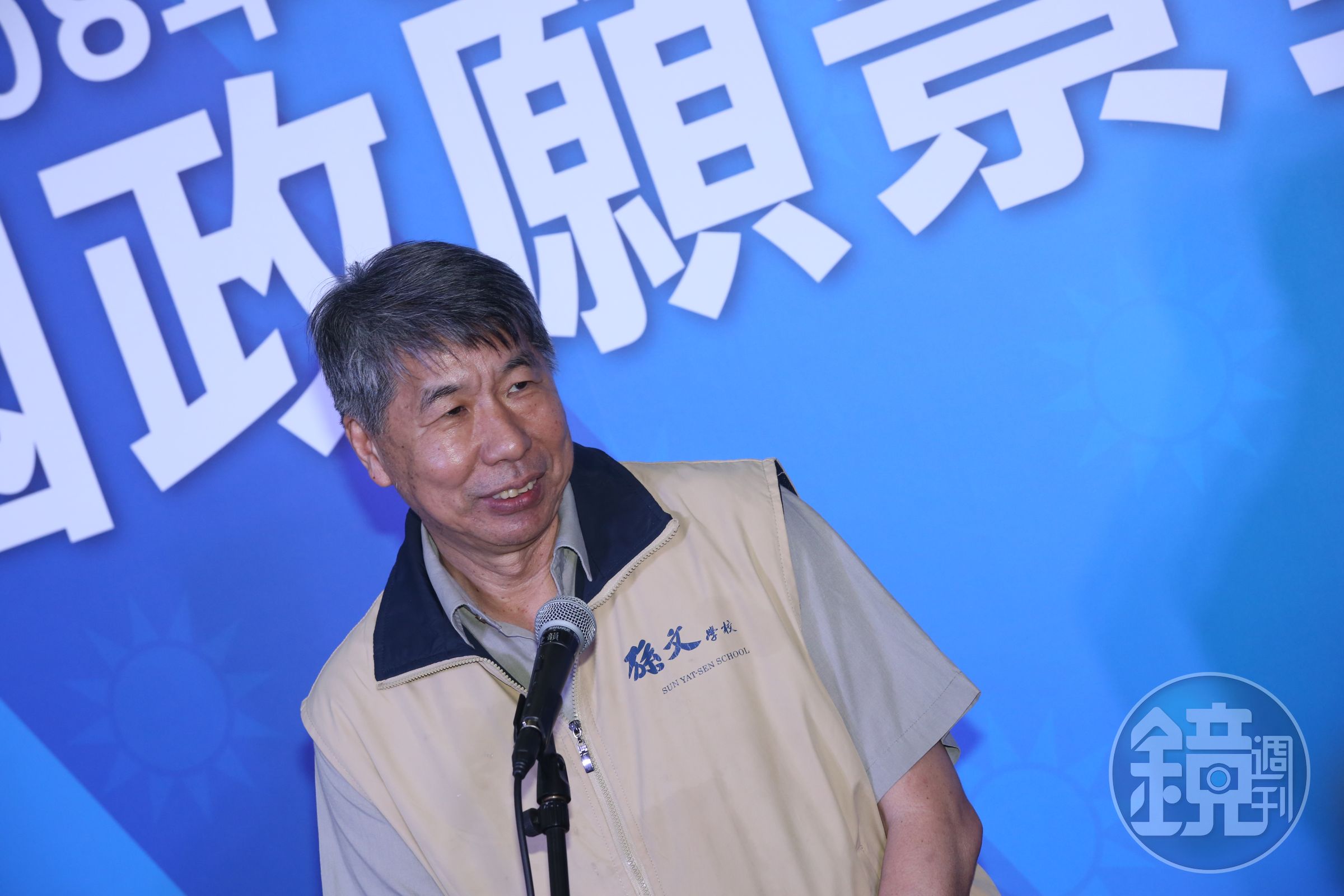 張亞中宣布再戰國民黨主席，並批藍營天王們不值得令人期待。（資料照）