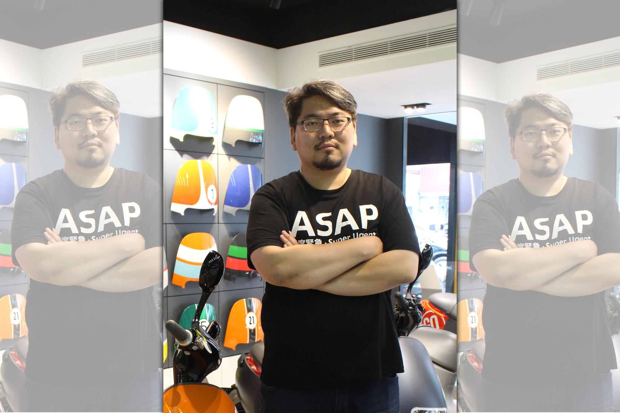 林松慶表示司法公正，湛積持續發展電動載具電能化平台。（中央社）