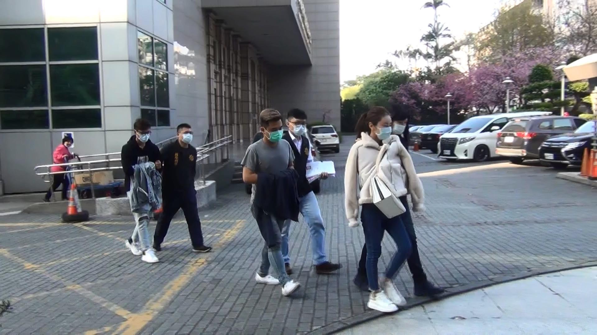警方拘提涉嫌仲介台籍女子赴美國等地賣淫的林女等3人。(翻攝畫面)
