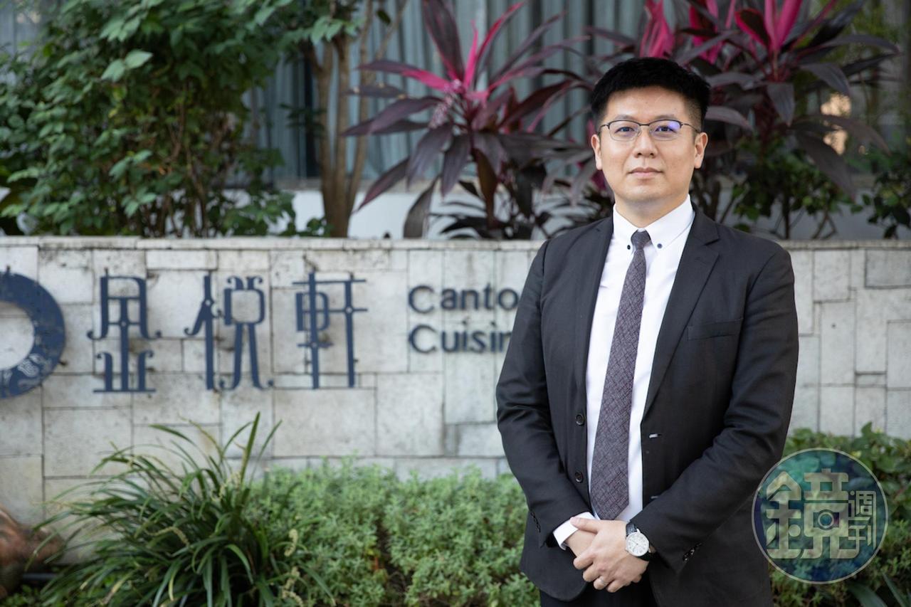 金悅軒副總林家綸，以悉心服務打點每一位饕客。