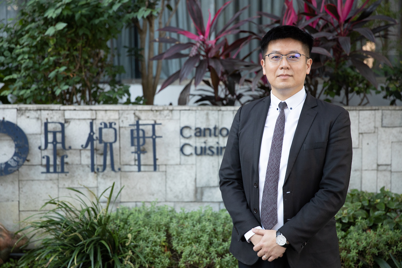 金悅軒副總林家綸，以悉心服務打點每一位饕客。
