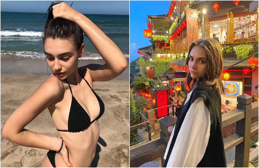 Lina 在台灣到訪許多著名景點，如九份老街。（翻攝Lina IG）