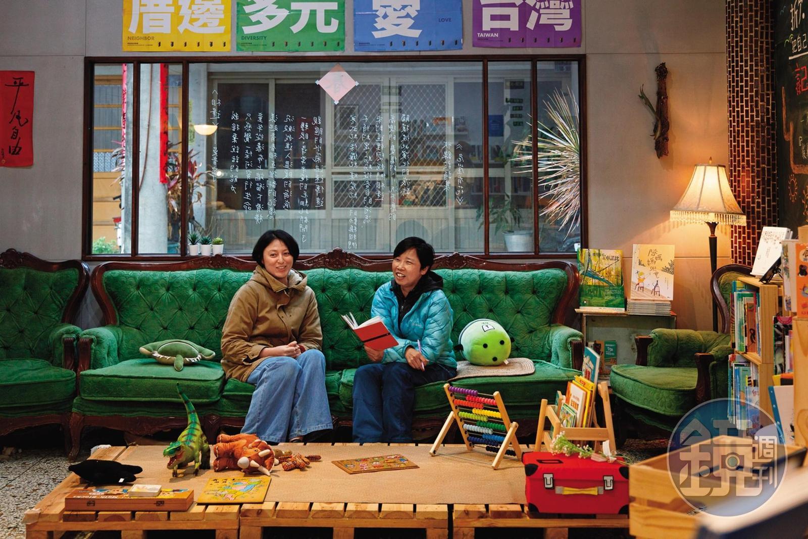 溫馨的書店,也設置孩童的玩樂區域,是一個讓人相當喜歡的地方。