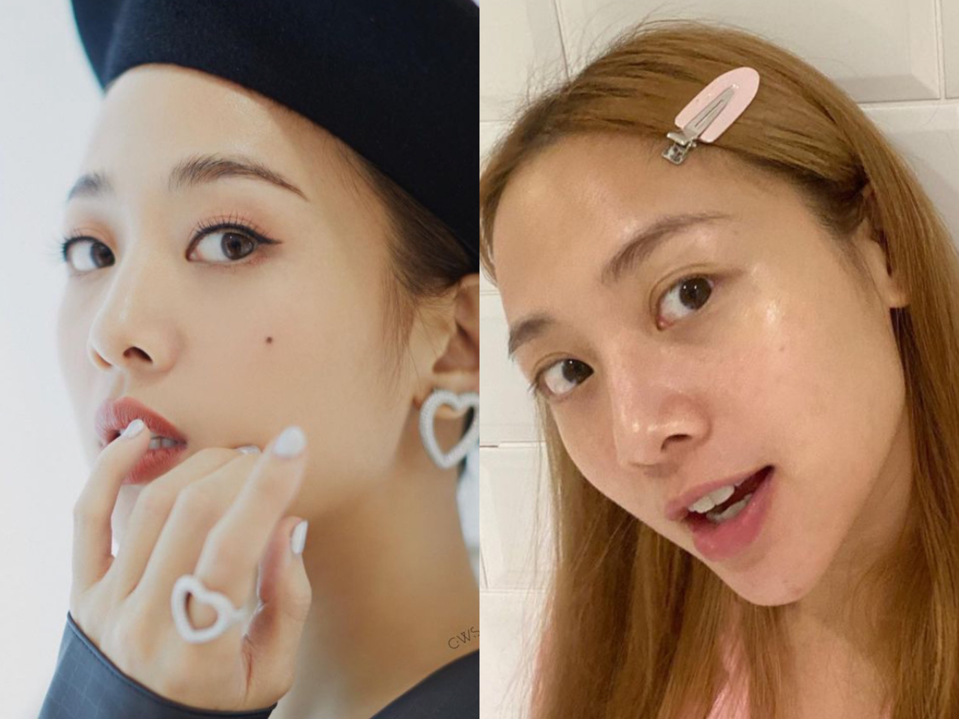 吳映潔大秀素顏照，被粉絲發現黑眼圈有些嚴重。（翻攝自吳映潔IG）