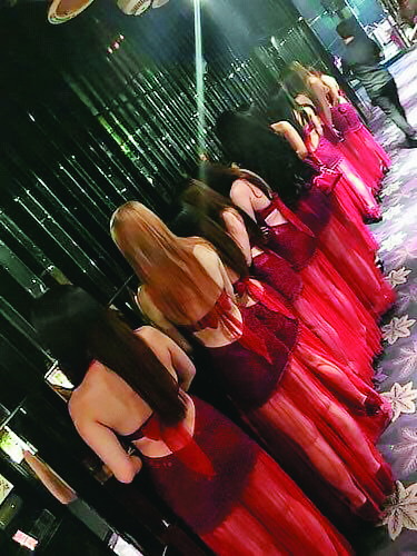 2名被害人L女、H女都是歡場女子。示意畫面,圖非當事人。(翻攝林森北酒店幹部臉書)