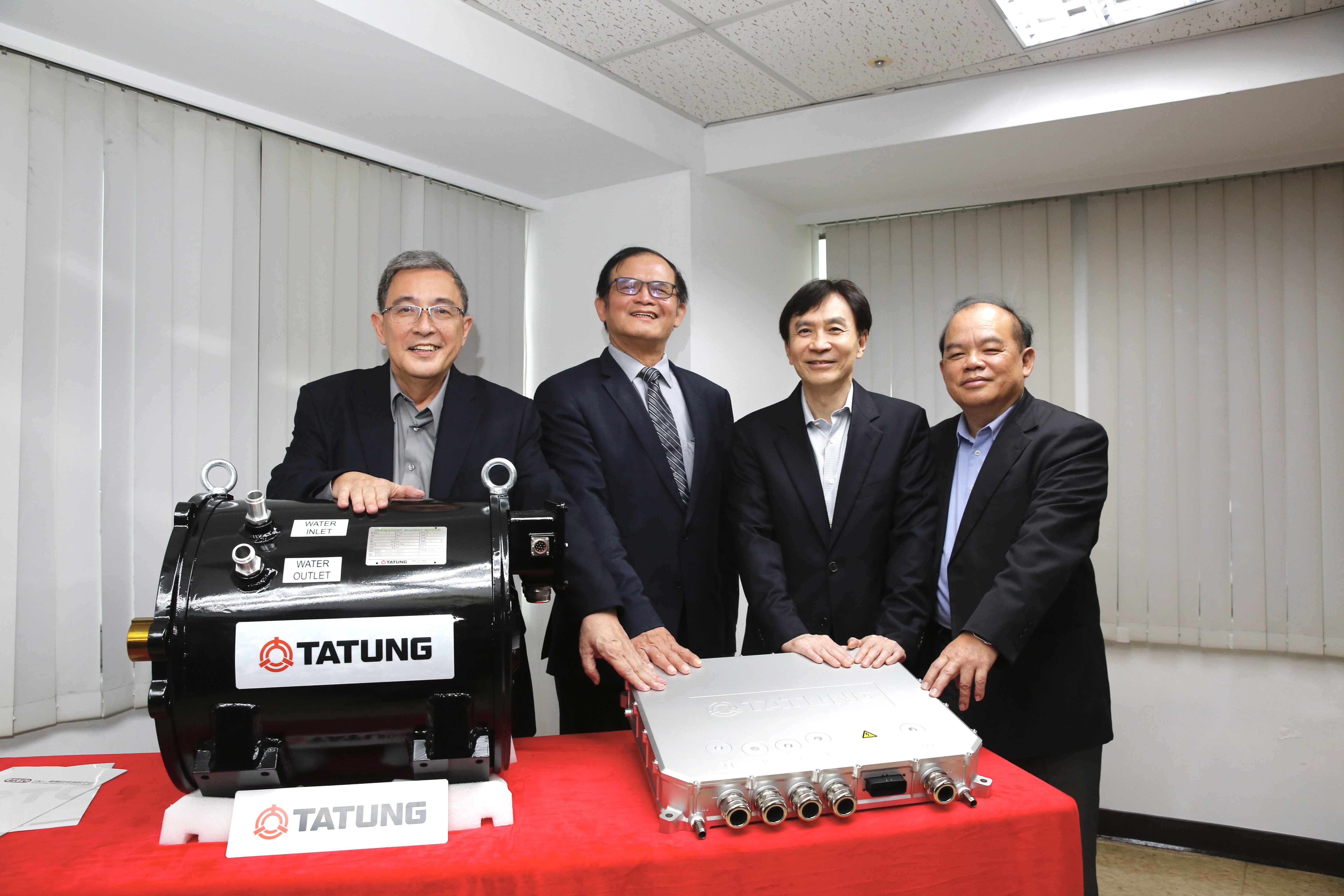 大同與工研院合作多年，成功開發出台灣首款國產電動巴士用的「250kW動力系統」。