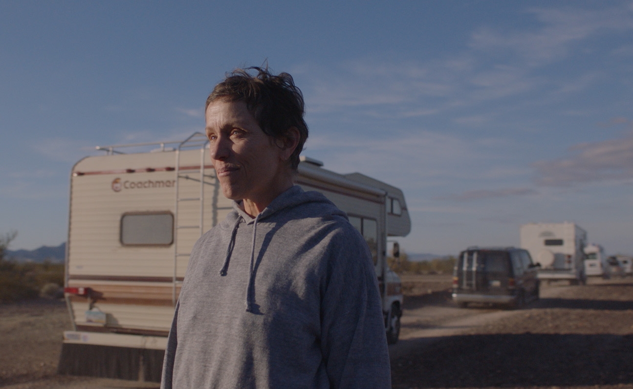 3年前才以《意外》二封奧斯卡影后的法蘭西絲麥朵曼這次憑《游牧人生》強勢挑戰三奪小金人。（迪士尼提供）