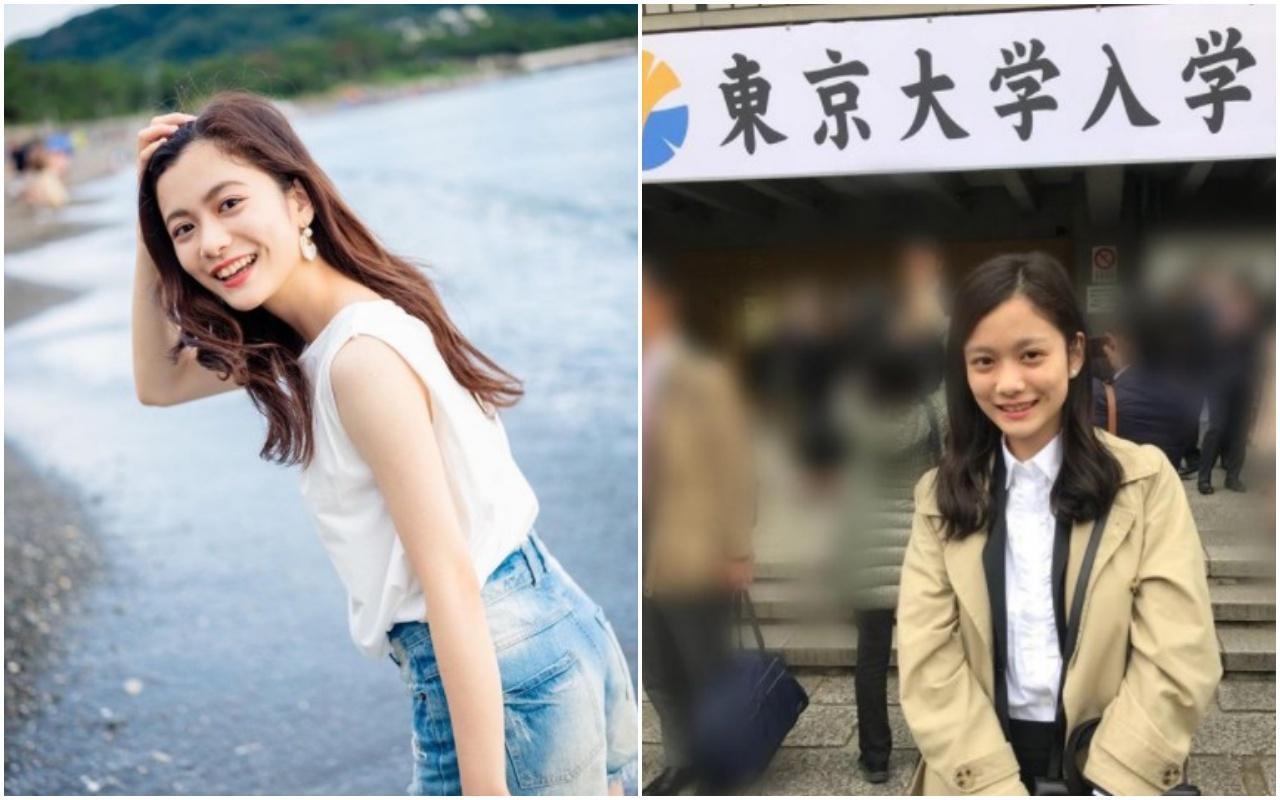 今年大二的日本偶像上田彩瑛,立志成為一名醫生。(翻攝自上田彩瑛IG)