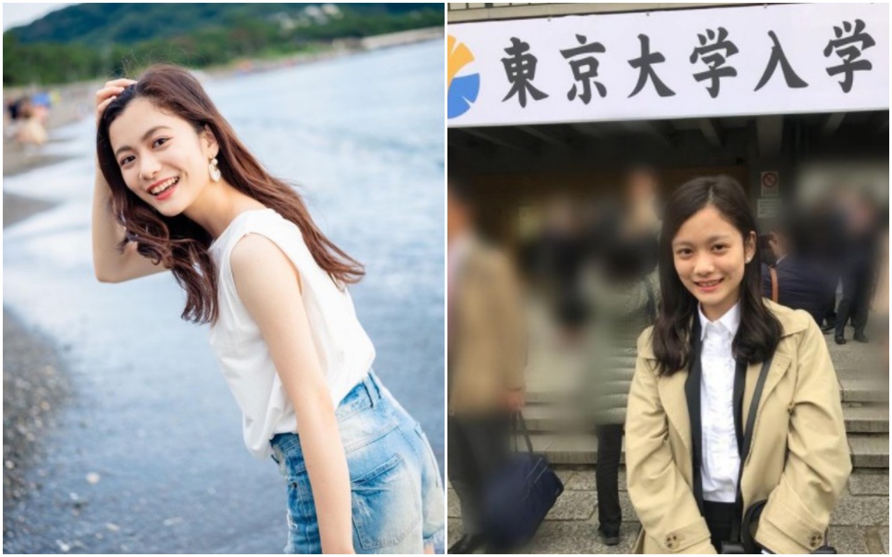 今年大二的日本偶像上田彩瑛，立志成為一名醫生。（翻攝自上田彩瑛IG）