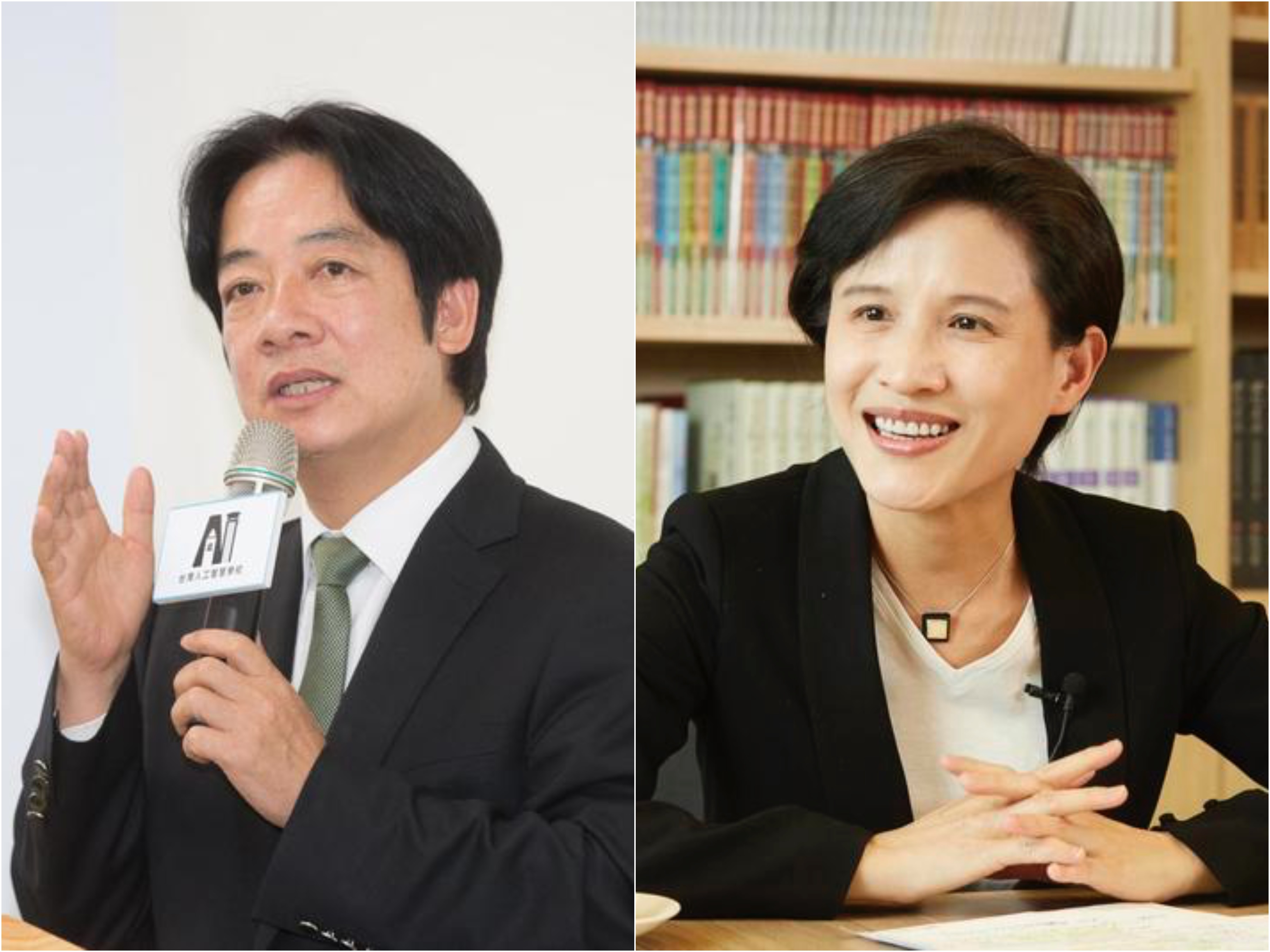 文總將改選，內定新增副總統賴清德（左圖）與前文化部長鄭麗君（右圖）2名副會長。（本刊資料照）