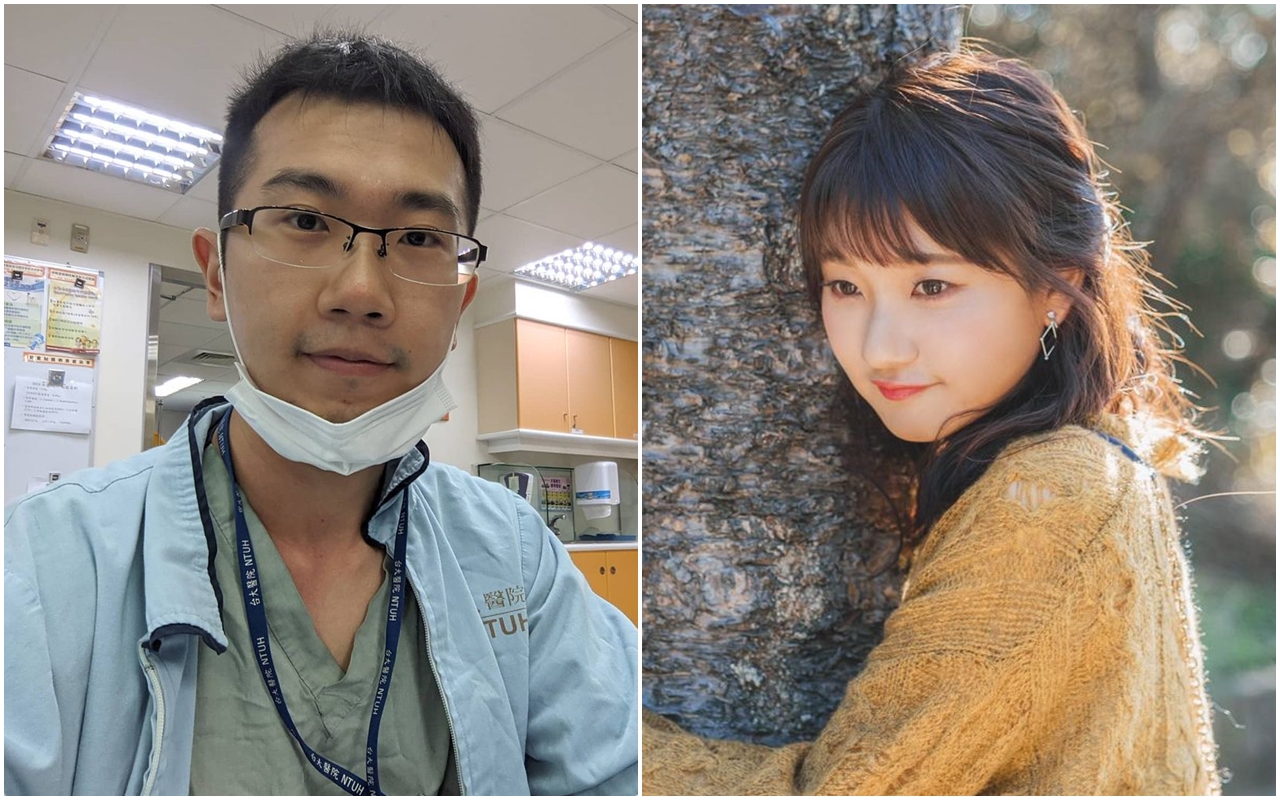 蒼藍鴿（左）拍片向愛莉莎莎（右）表達歉意，因未先告知對方，導致她遭受到許多人的攻擊。（翻攝自蒼藍鴿／愛莉莎莎IG）