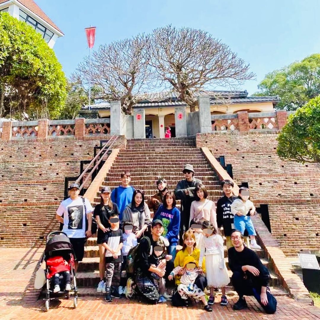 賈靜雯跟其它5個家庭大出動，3天2夜的小旅行，讓他們樂而忘返。（翻攝自賈靜雯IG）