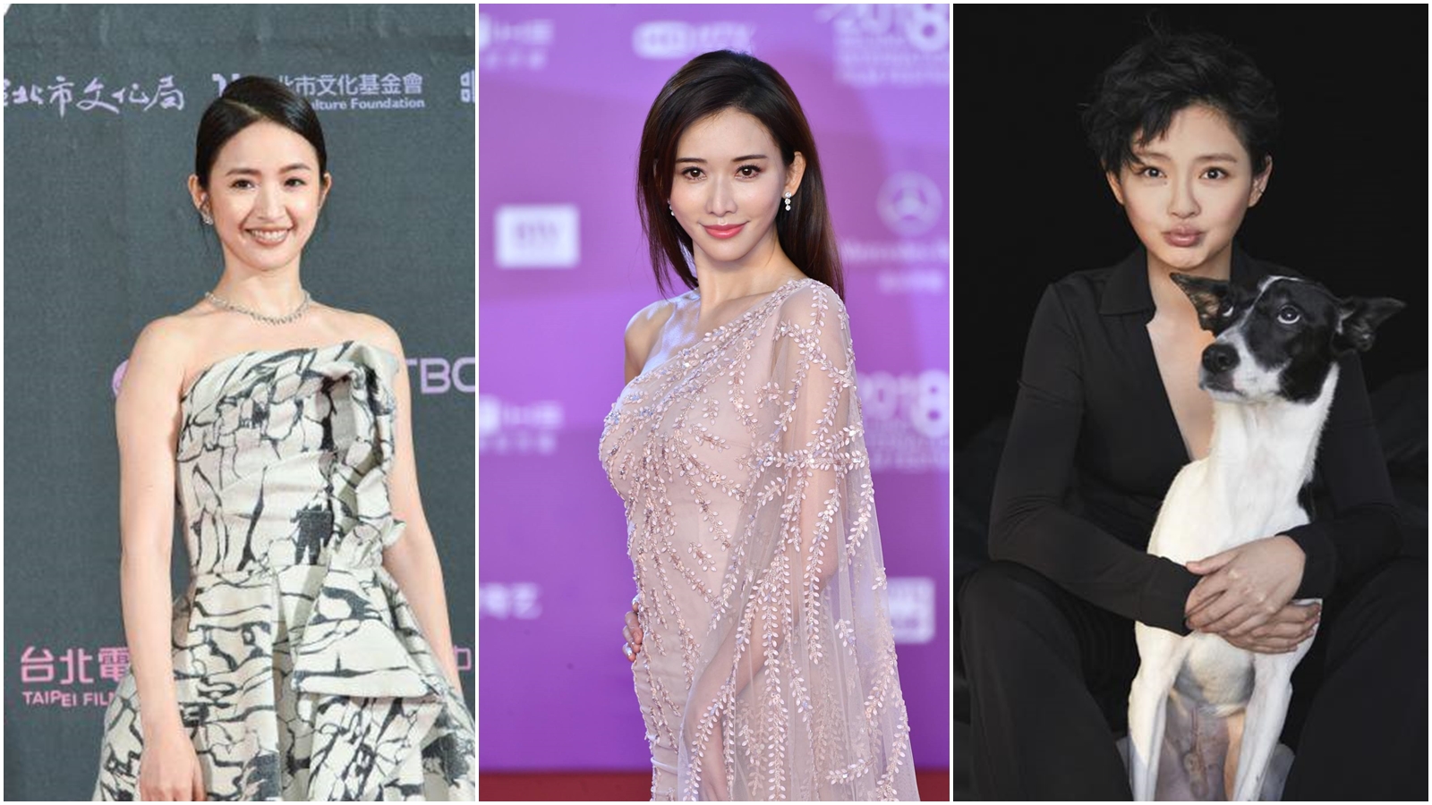 不只陳喬恩為生子養身體，林依晨（左起）、林志玲、大S都為此做過不少努力。（翻攝自林依晨、林志玲、大S臉書）