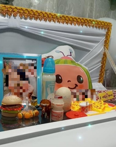 男童的父母已將男童下葬。(翻攝自Eloisa Acay Angara臉書)