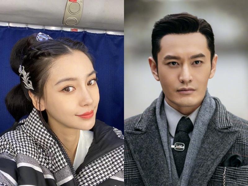 Angelababy與黃曉明數度傳出婚變,又有網友起底「法律鐵證」指2人早已分居。(翻攝自Angelababy、黃曉明微博)