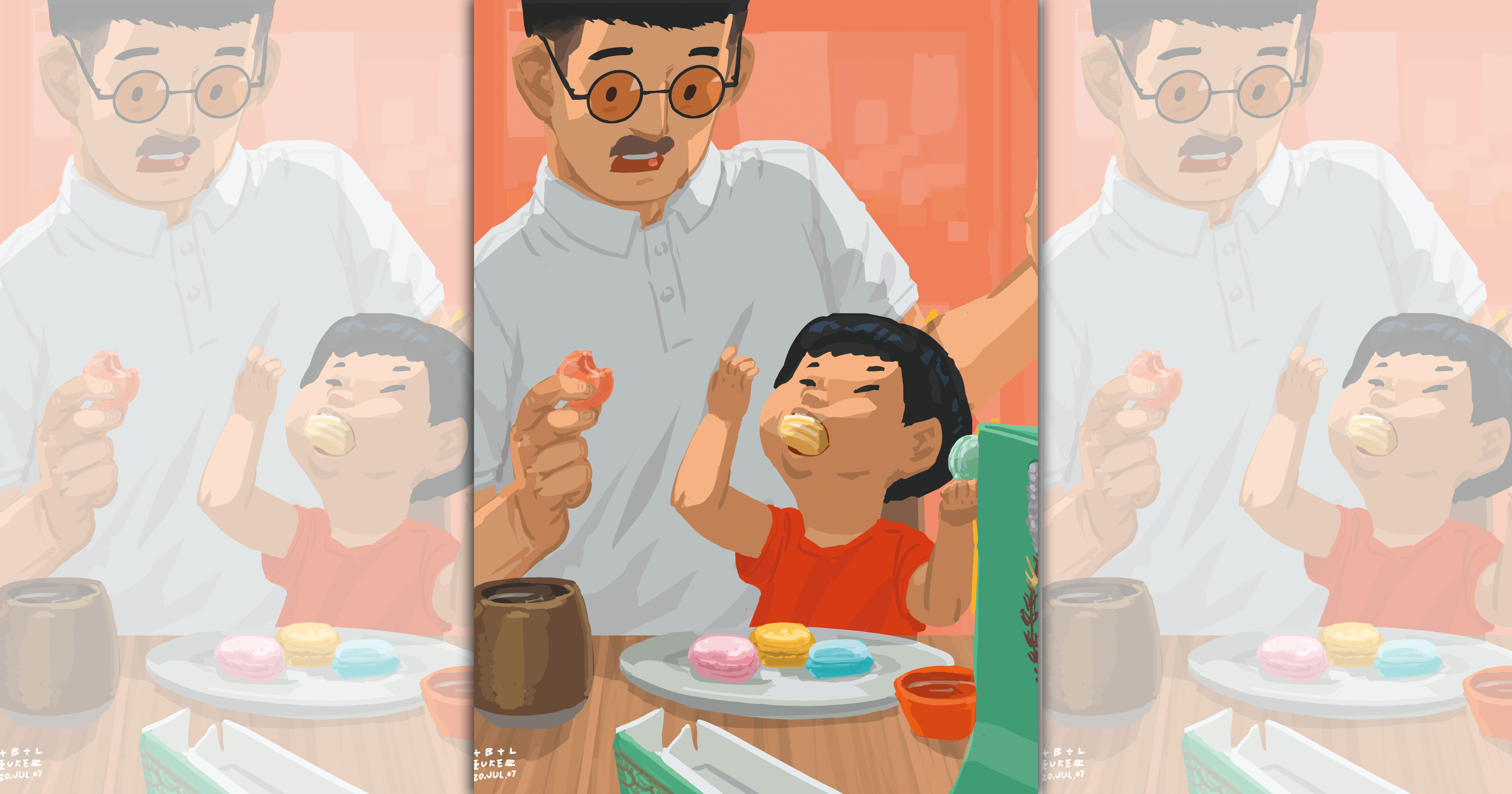 【單親爸爸週記】吃點心