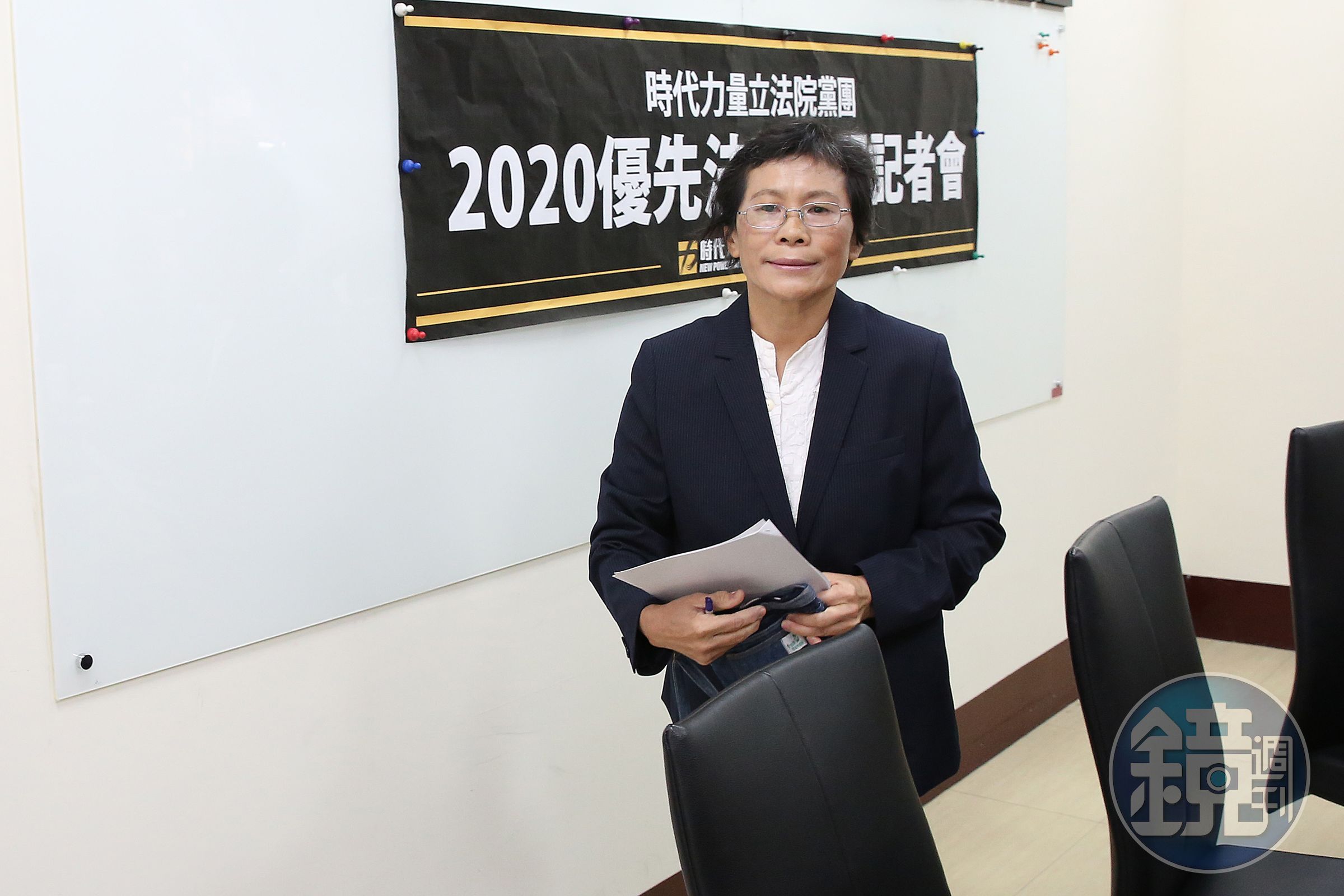 中國國台辦發言人馬曉光今（24）日點名時代力量「不斷上演鬧劇」，時力主席陳椒華（圖）回應「台灣自己的國內事務，不容中共說三道四」。