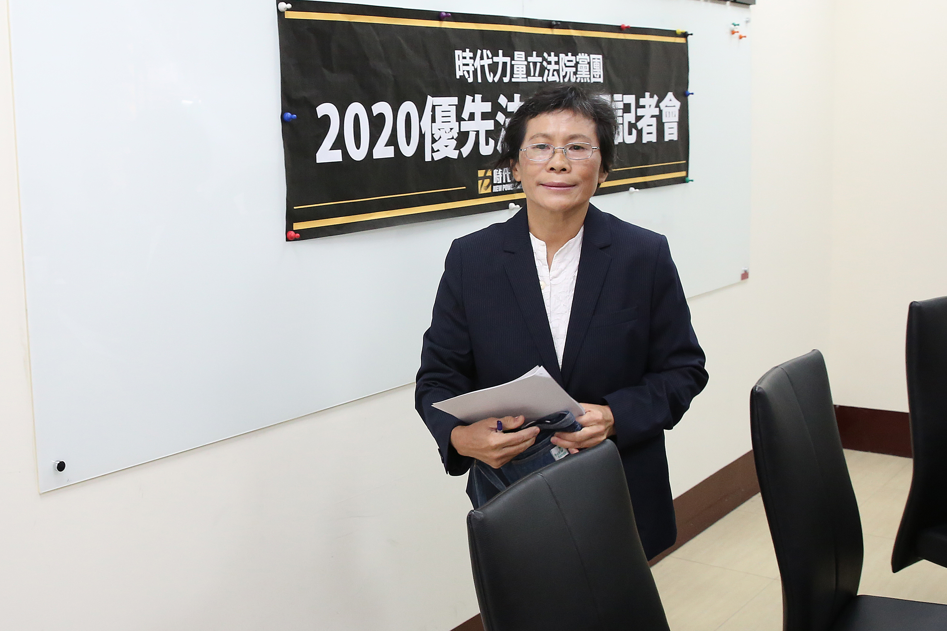 中國國台辦發言人馬曉光今（24）日點名時代力量「不斷上演鬧劇」，時力主席陳椒華（圖）回應「台灣自己的國內事務，不容中共說三道四」。