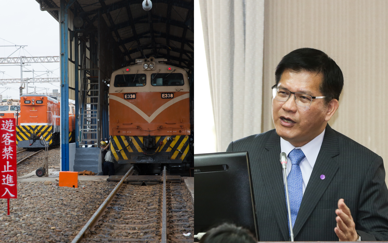 台鐵發生2死1重傷的工安意外，交通部長林佳龍（右圖）要求台鐵職安小組釐清5大問題。左圖為示意圖，與本案無關。（本刊資料照）