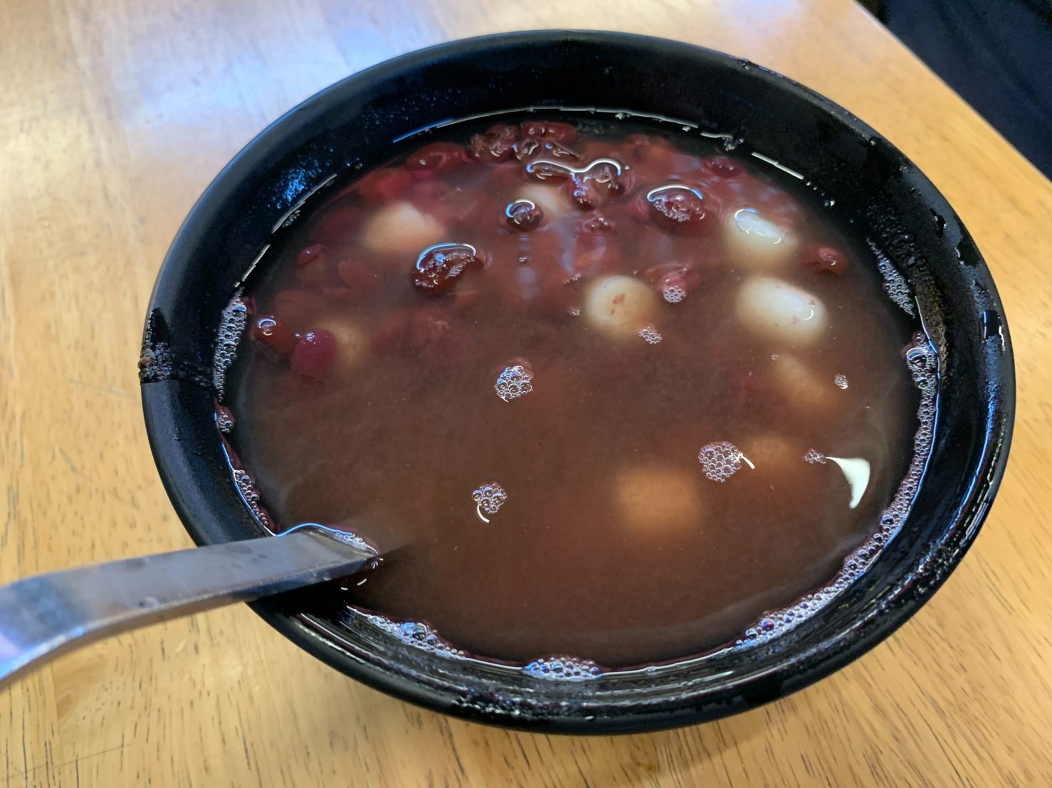 東美水果店的紅豆湯圓。（翻攝自陳其邁 Chen Chi-Mai）