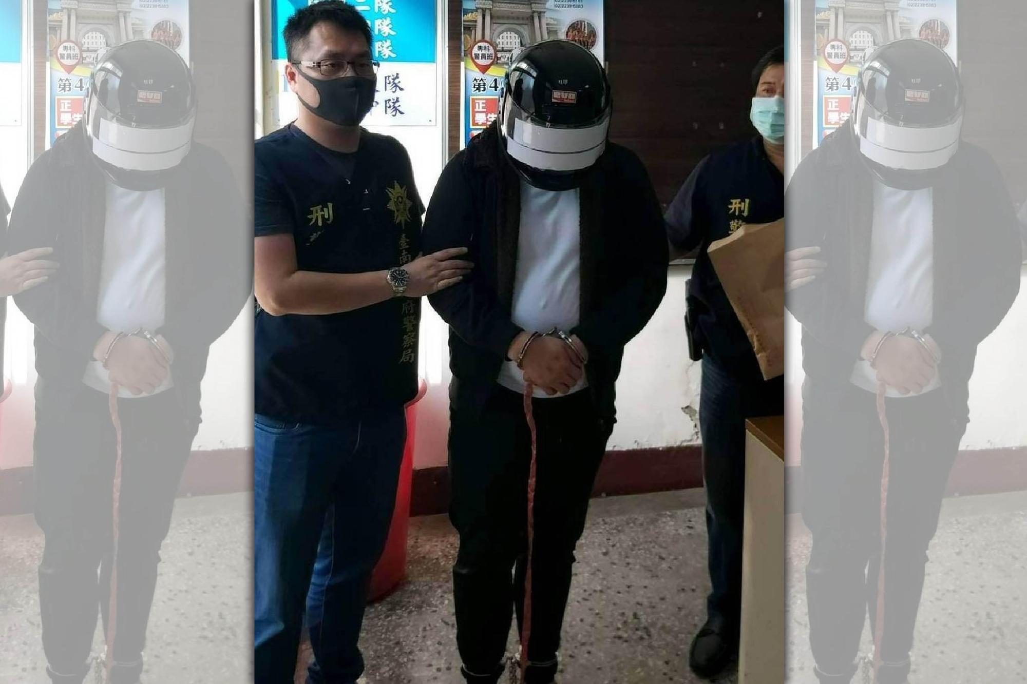 台南安平凶殺命案中最後1名逃犯徐姓男子於今日清晨投案。（翻攝畫面）