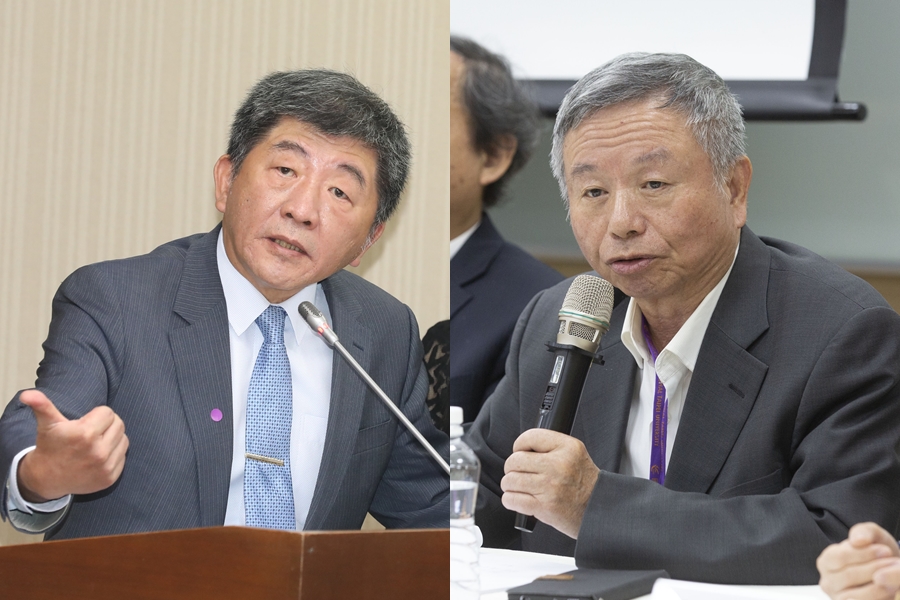 衛福部長陳時中（左）日前透露購買疫苗時遭到阻攔，有民間團體就質疑是因為前衛生署長楊志良（右）簽署《兩岸醫藥衛生合作協議》，對此楊志良否認稱該協議不是他簽的。（本刊資料照）