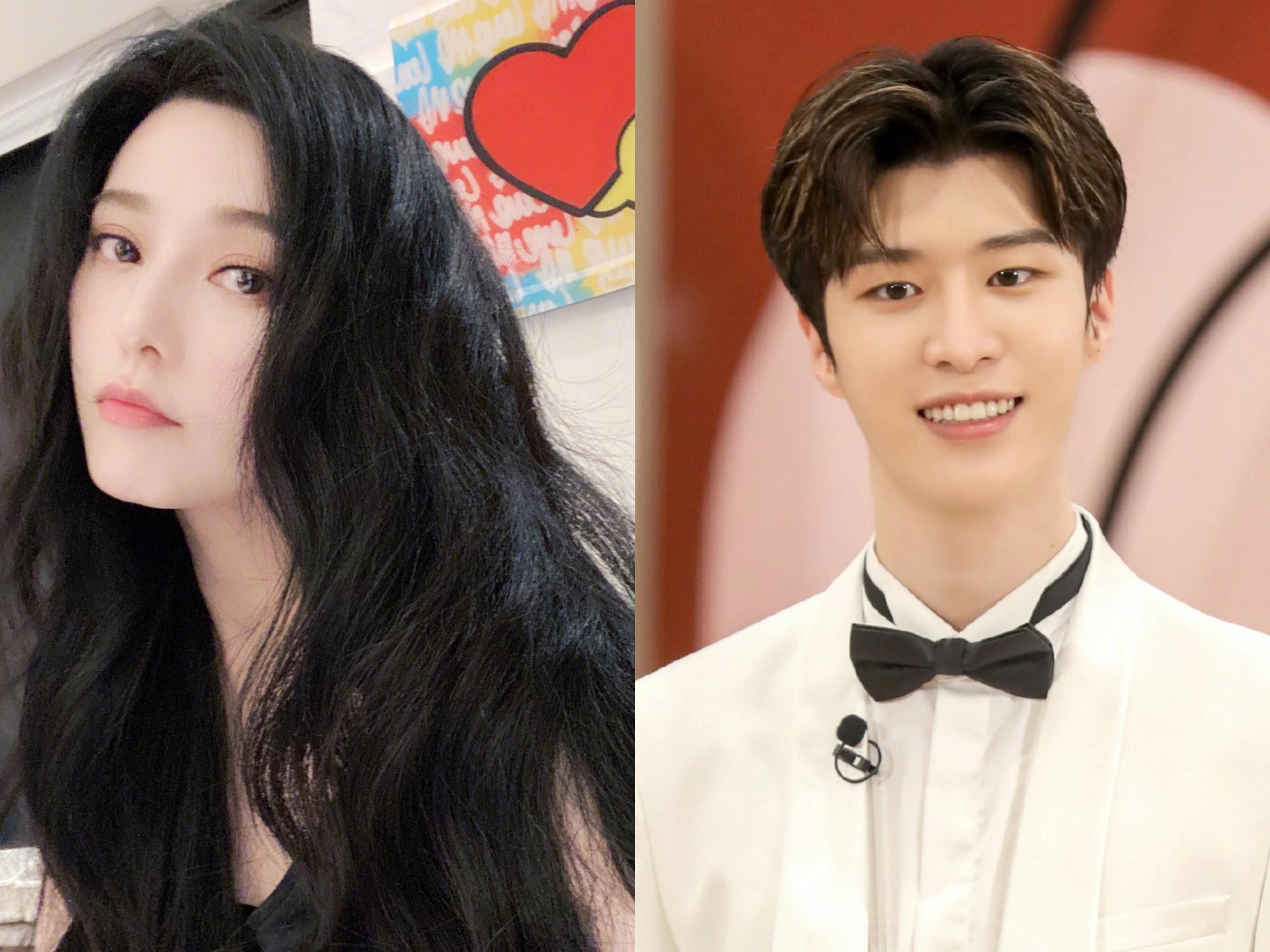 過去也曾傳出范冰冰與相差19歲的弟弟范丞丞其實是母子。(翻攝自范冰冰、范丞丞微博)