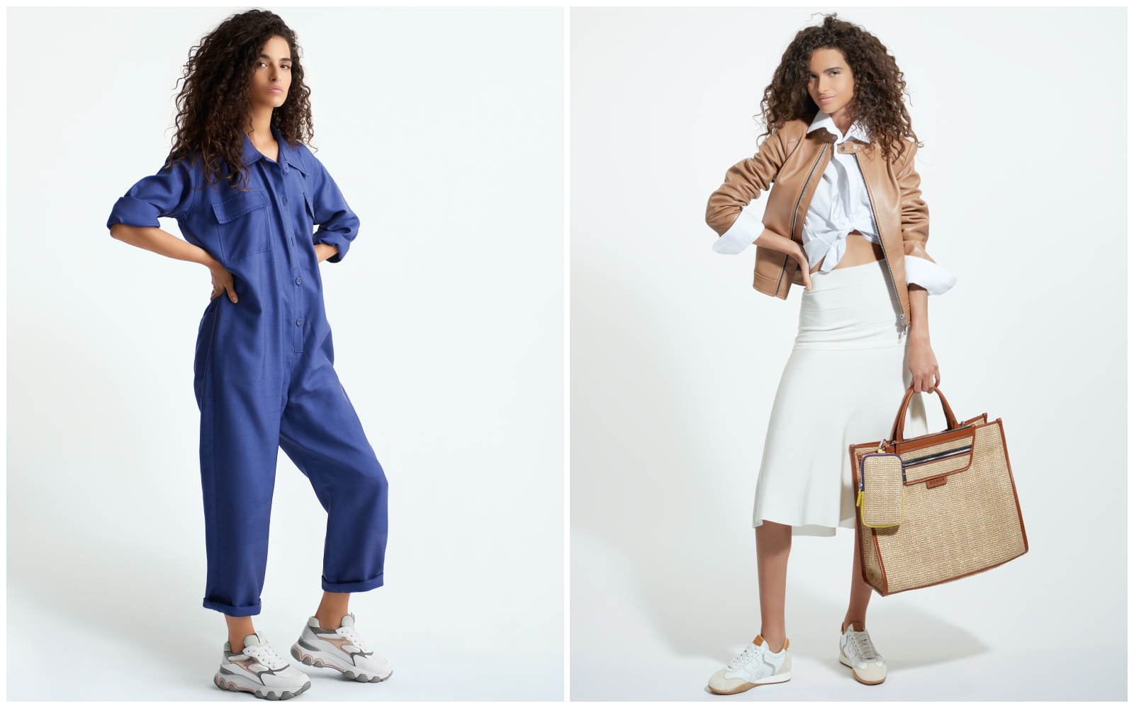 HOGAN春夏女士系列以Urban Oasis（城市綠洲）為概念，探求讓城市與自然和諧共生的法則。（迪生提供）