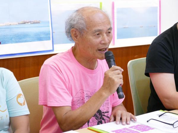 藻礁公投領銜人潘忠政表示，自己從未與「以核養綠」創辦人黃其君見過面。（取自蠻野心足生態協會網站）
