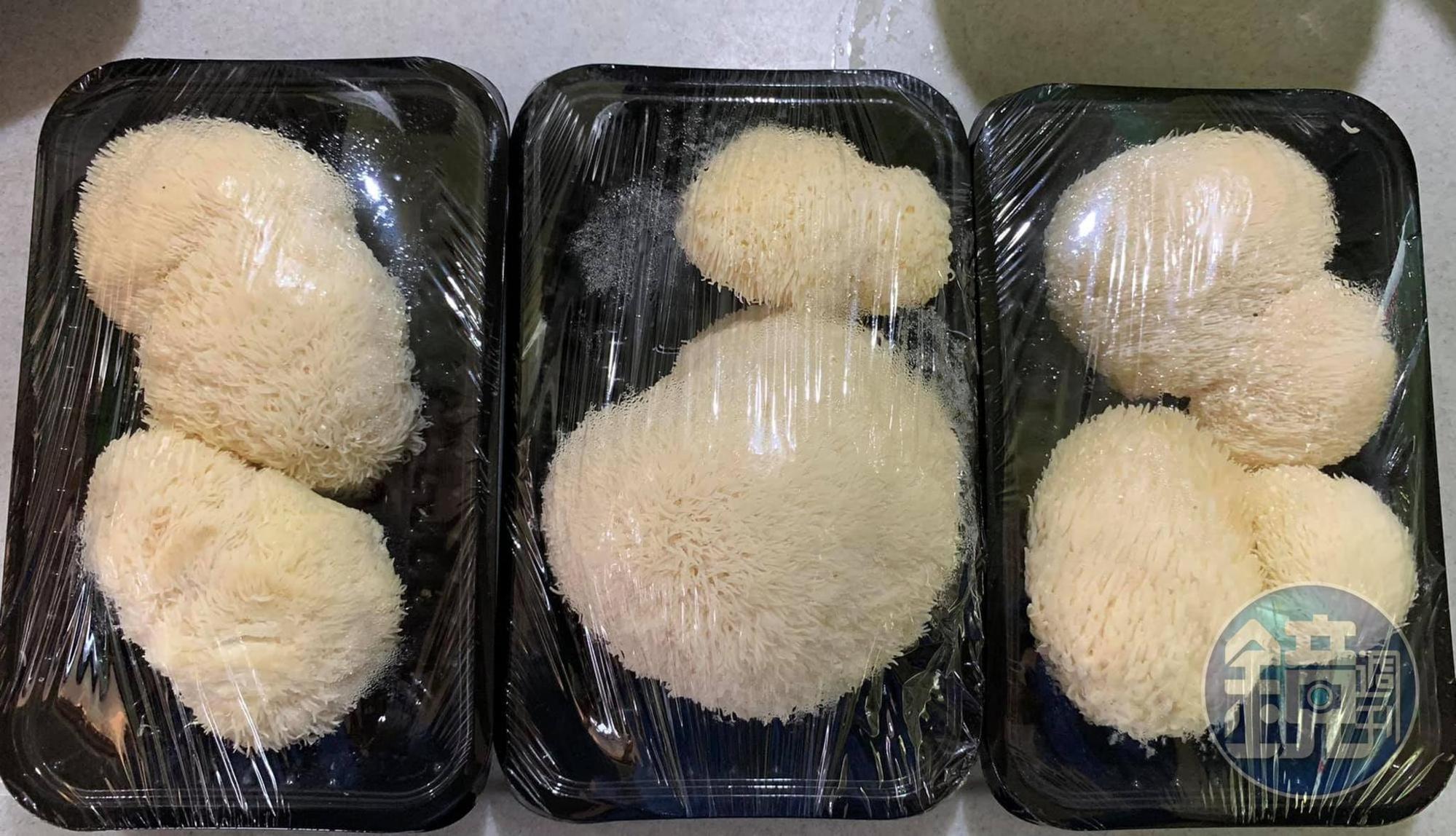 今天用了3盒猴頭菇。