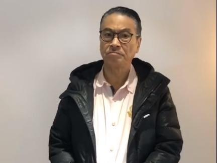吳孟達傳出病危,圖為他去年上傳的近影。(翻攝吳孟達微博)