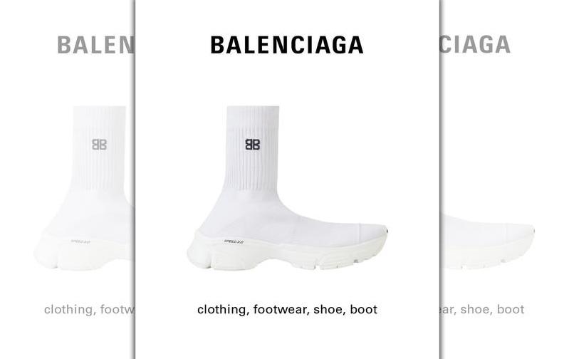 Balenciaga於本月下旬推出Speed3.0版本，延續襪子鞋元素，改善鞋底更好穿。（Balenciaga提供）