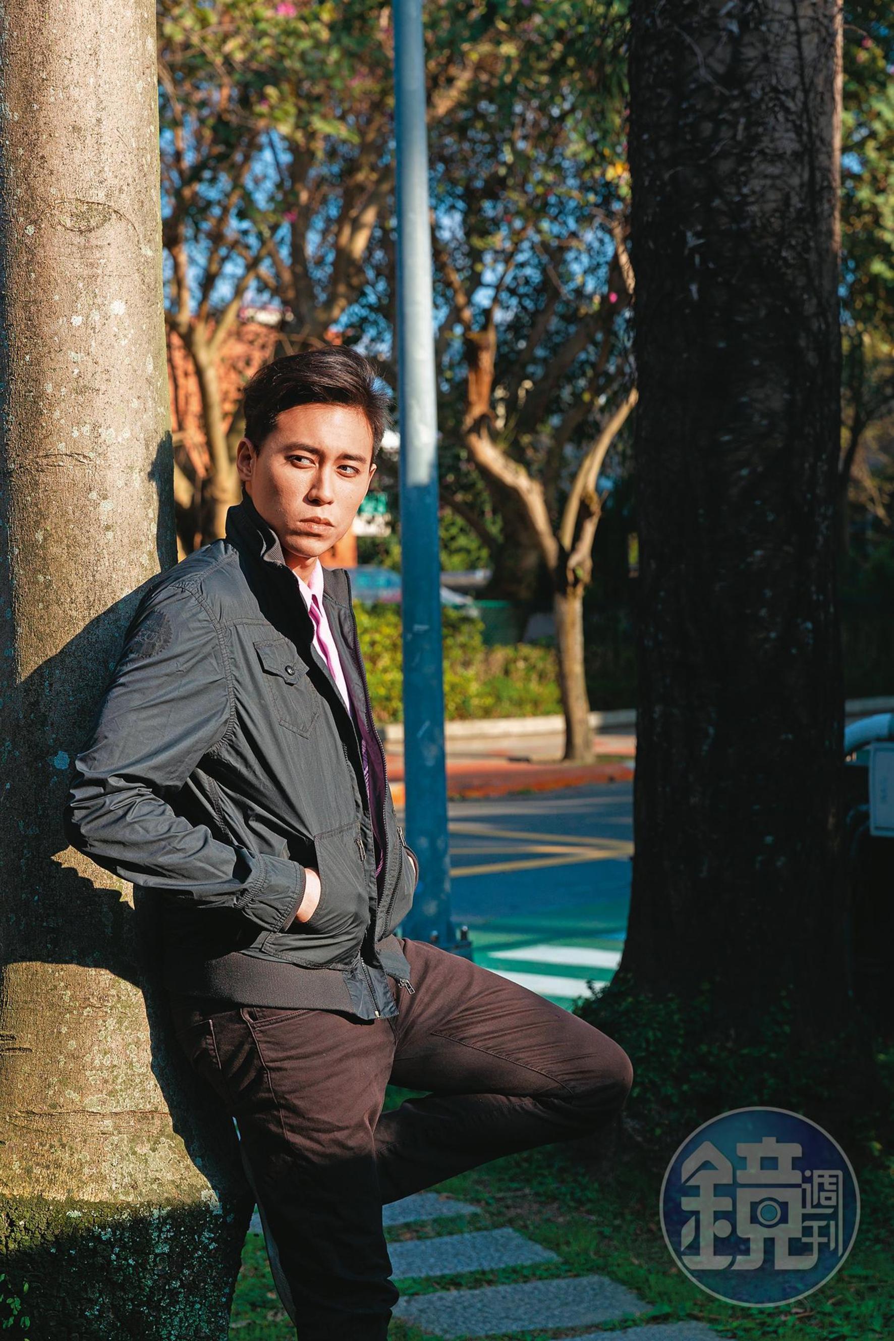 柯鑑育想給自己五年時間專心在演藝圈打拚，期望自己未來也能在金馬獎有所斬獲。
