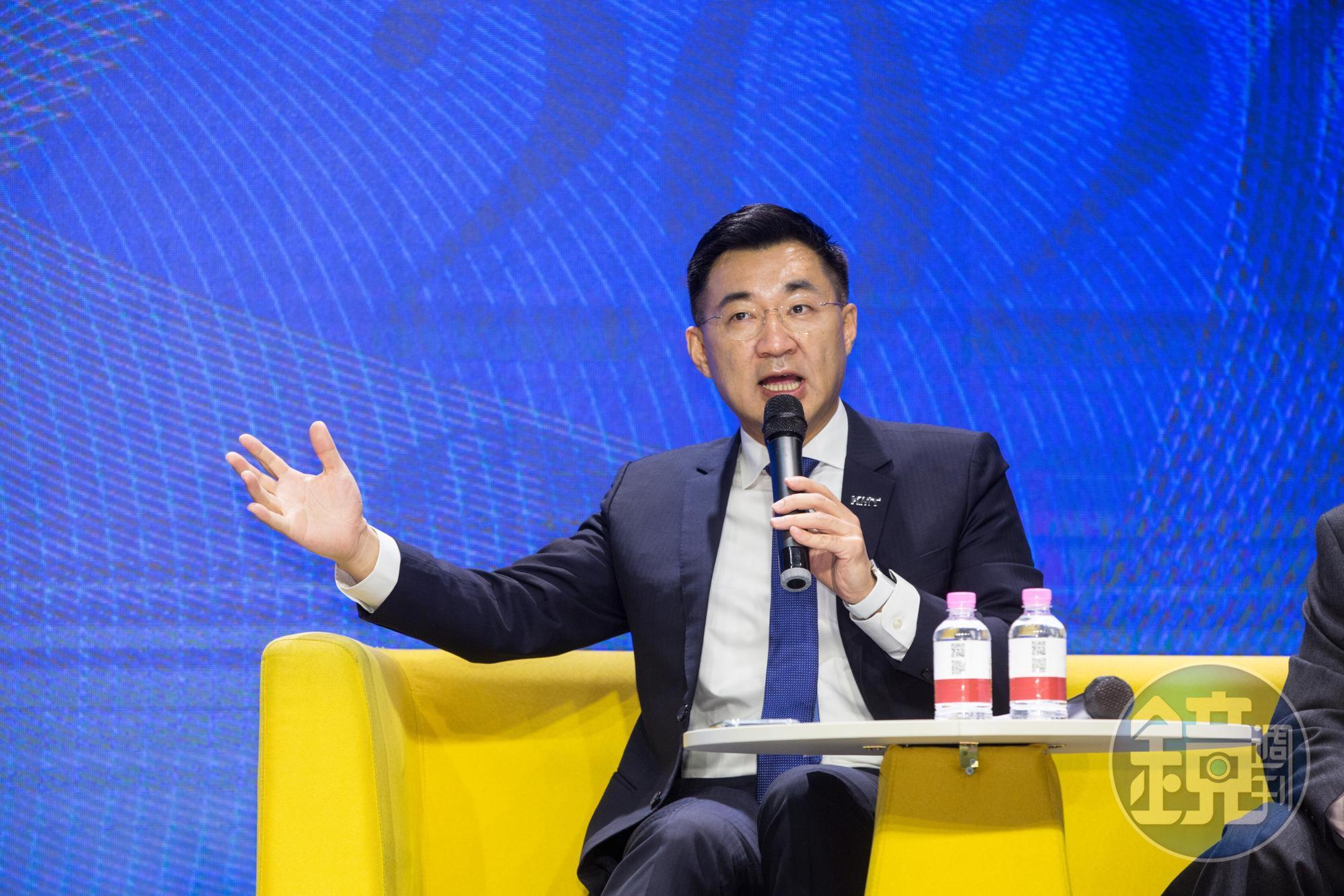 國民黨主席江啟臣質疑政府的新南向政策,要民進黨挑起責任,他還覺得人民真的愈來愈辛苦。(本刊資料照)