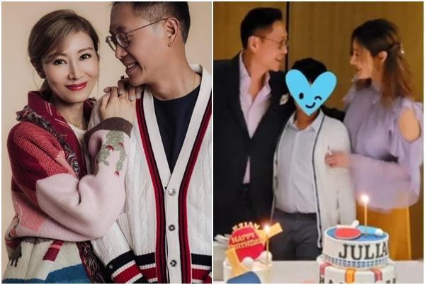 李嘉欣身著仙氣上衣為富商老公慶生。(翻攝自李嘉欣IG)