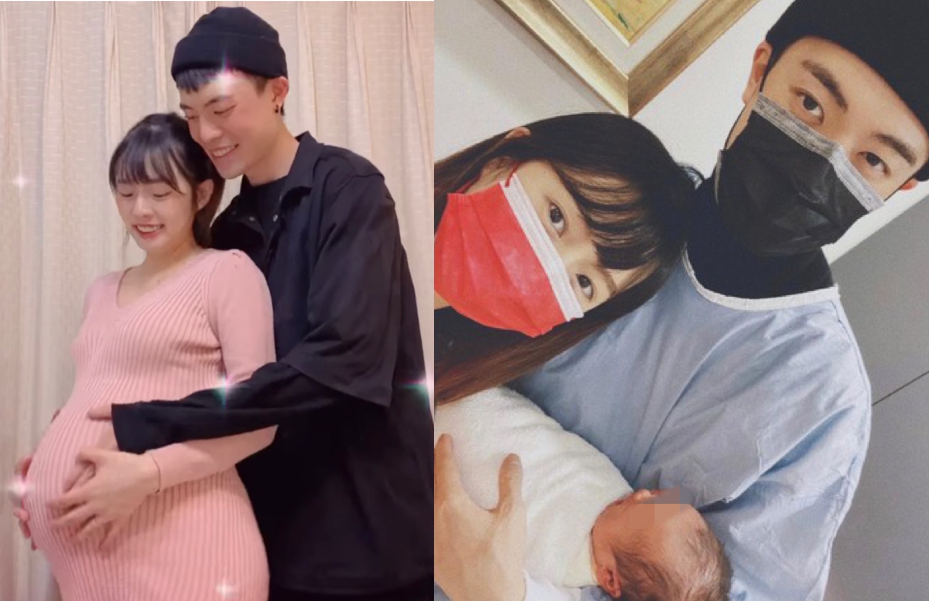 簡廷芮順利生下女兒「小蘿蔔」，不僅生產速度快，體力恢復也很快。（翻攝自簡廷芮IG、經紀人提供）