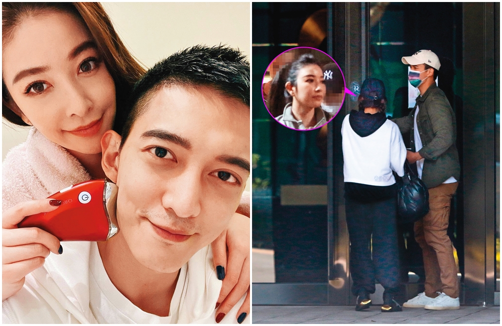 王家梁與許維恩出雙入對進門，由王家梁熟練的開門動作，可見兩人關係相當緊密。（左圖翻攝自許維恩IG）