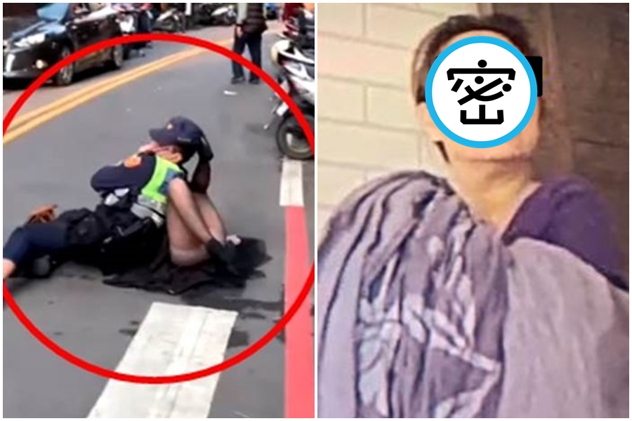 48歲曹姓車主辱罵「王八蛋」、襲警，引發社會關注，如今黑史再被掀。（翻攝自爆怨2公社、爆料公社）