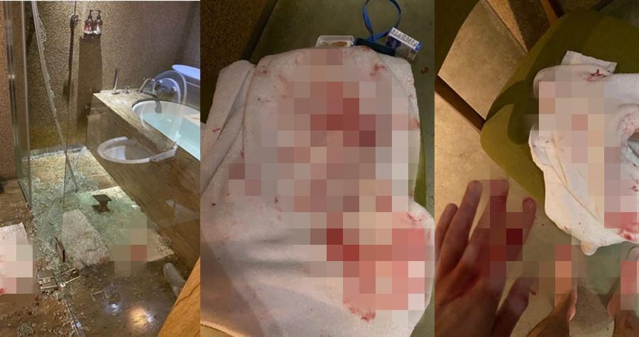 男網友入住台中一間連鎖飯店,不料當晚在浴室泡澡,差點死掉。(翻攝Dcard)