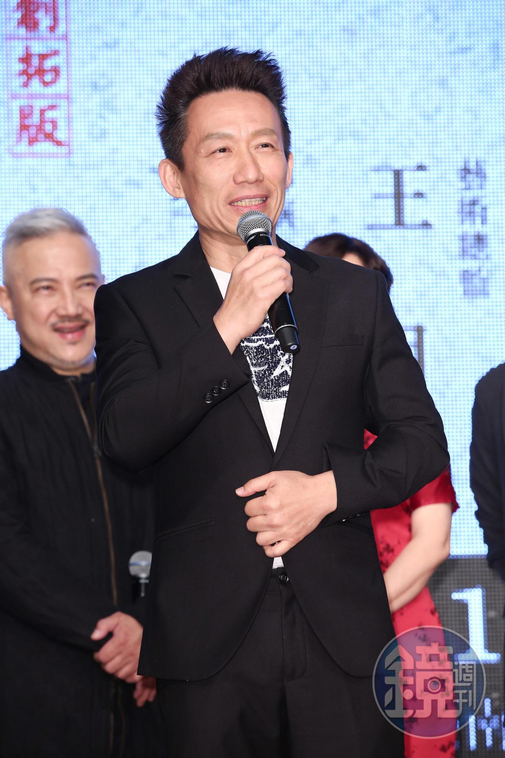 郭子乾說以前坐在台下觀賞《京劇啟示錄》，心想自己沒底子哪有辦法演。