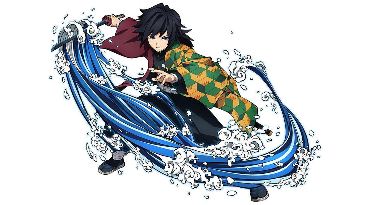《鬼滅之刃-火之神血風譚》釋出富岡義勇遊戲對戰畫面。（翻攝Twitter@PlayStation_jp）