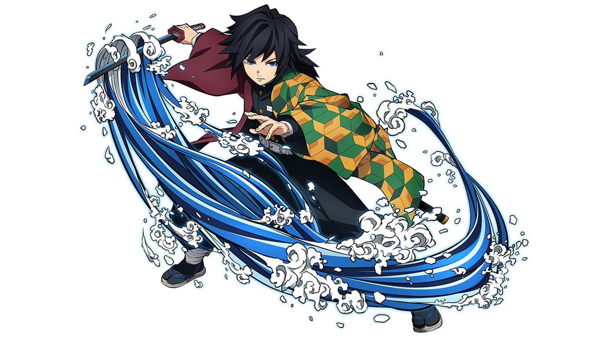 《鬼滅之刃-火之神血風譚》釋出富岡義勇遊戲對戰畫面。（翻攝Twitter@PlayStation_jp）