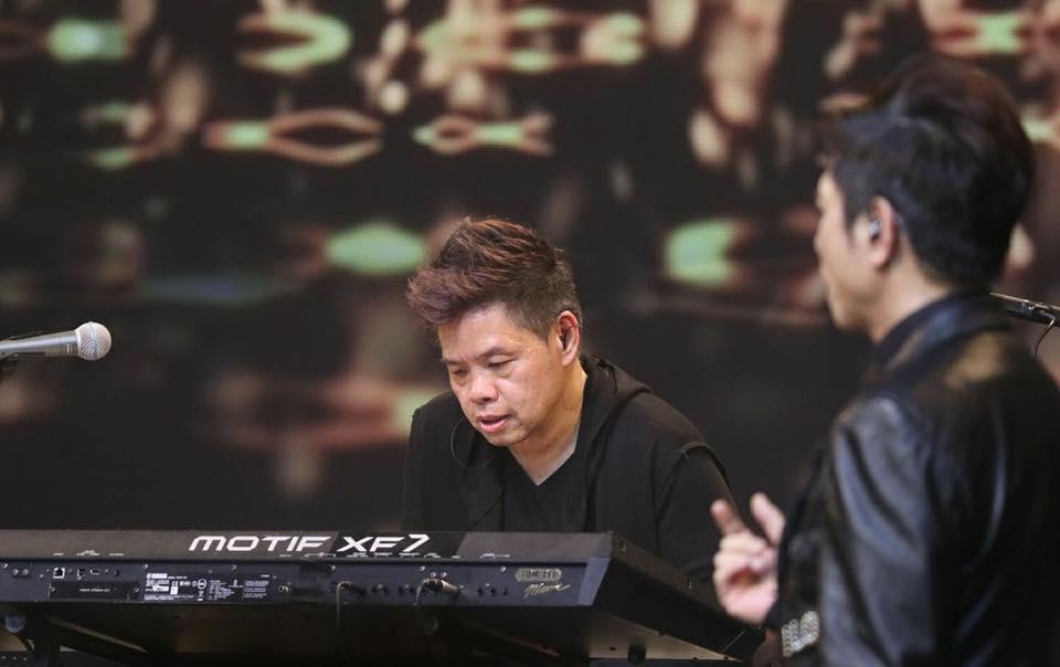 唐奕聰生前與許多天王天后合作。(翻攝自太極樂隊臉書)