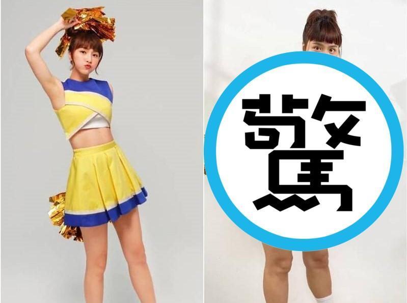 峮峮公開去年底的肥胖照，和現在身材超級大對比。（翻攝自峮峮臉書）
