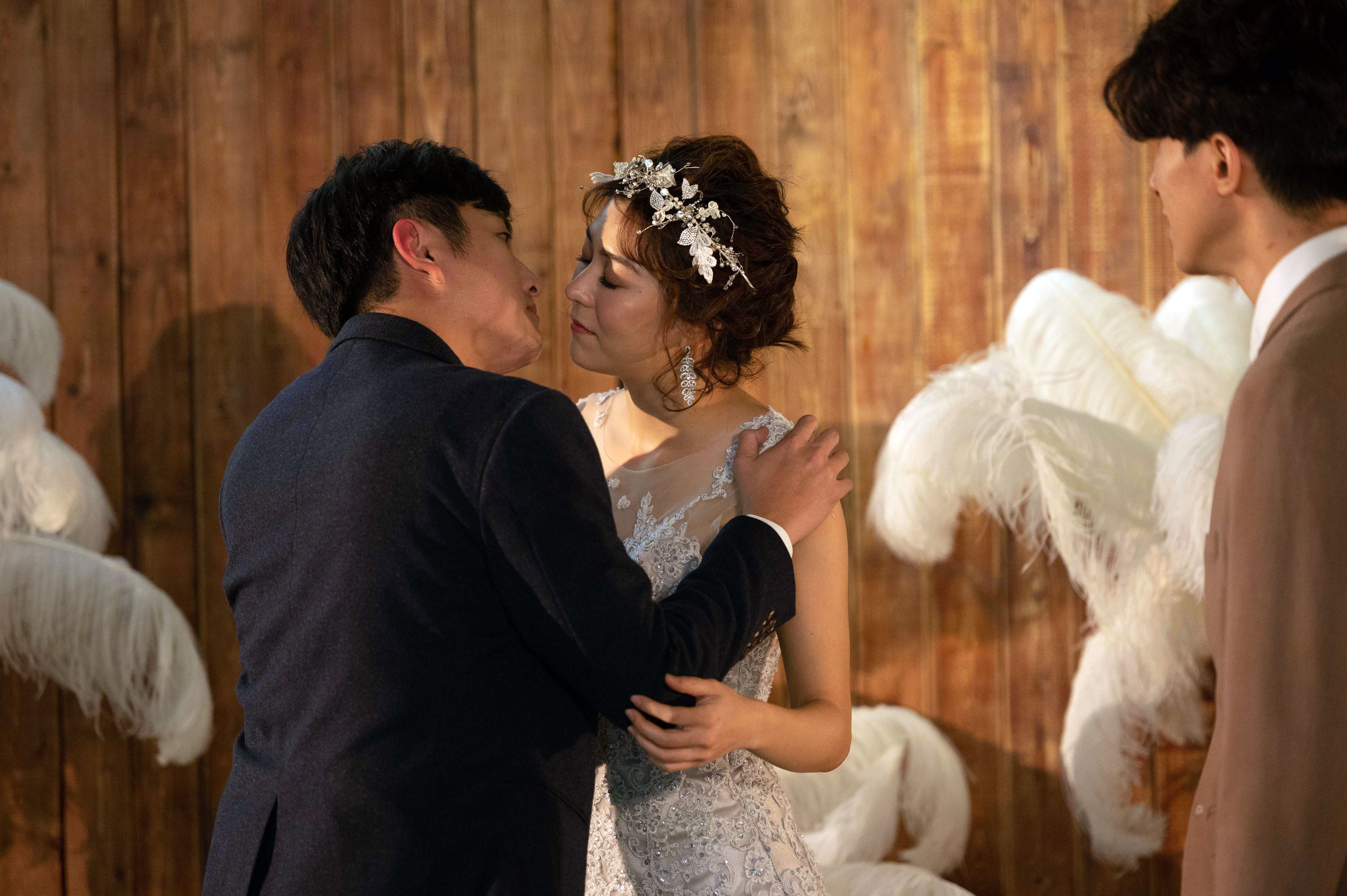 黃靖倫作夢娶得美人歸。（TVBS提供）