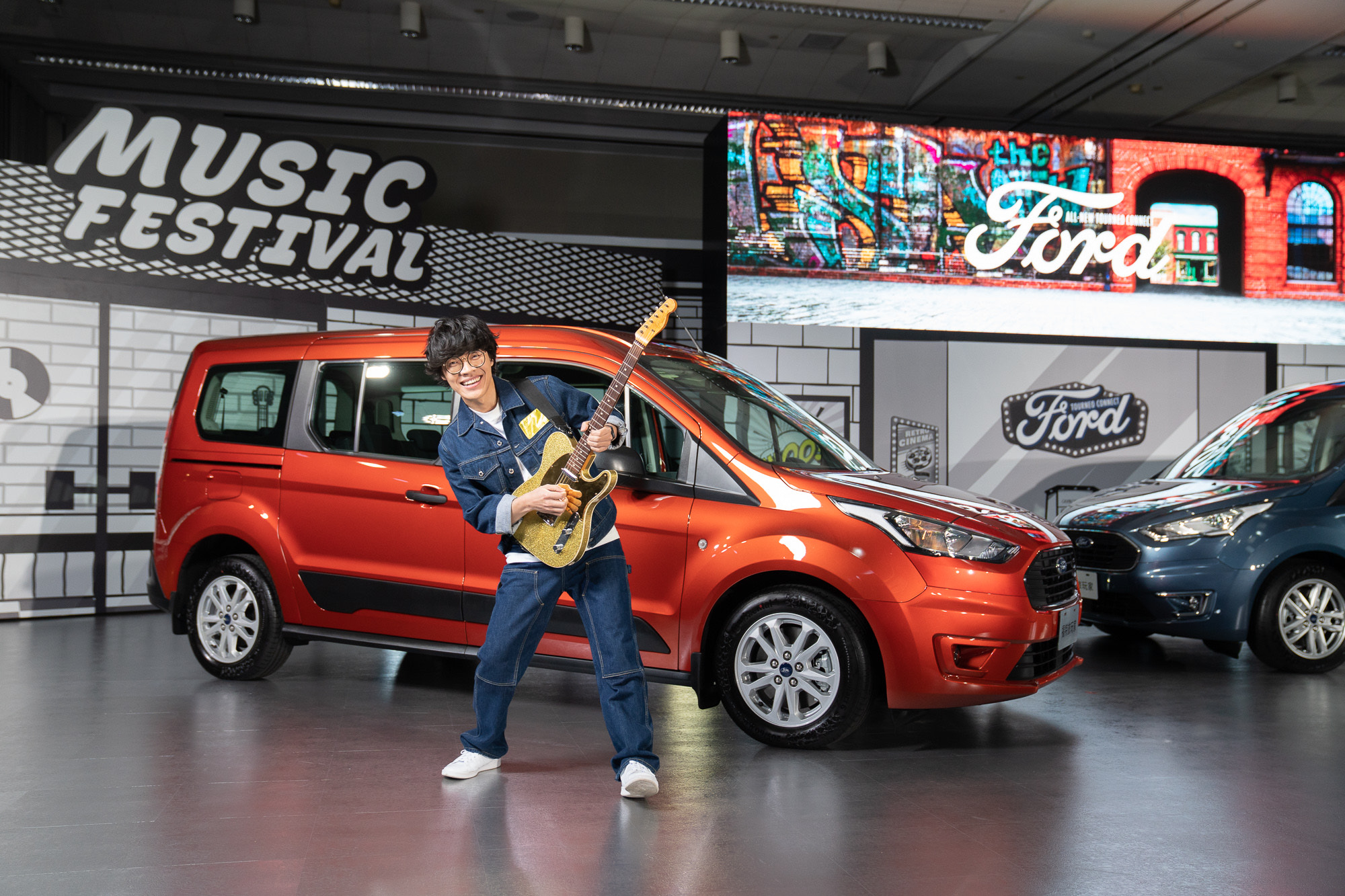 雖然代言新車款，盧廣仲仍是無車一族。（Ford提供）