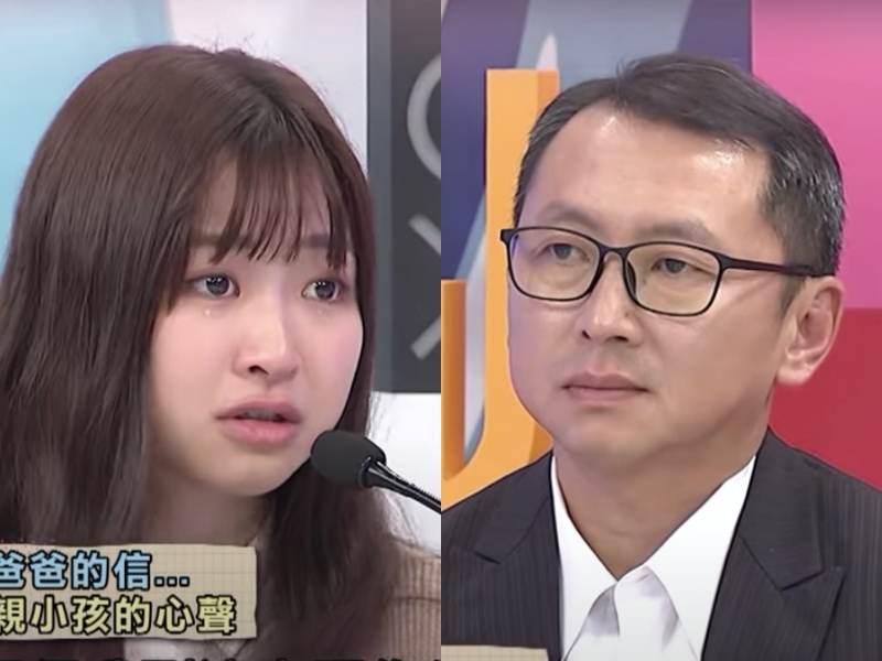 莊凌芸在節目自曝曾遭學長姐霸凌，爸爸也親自到校與霸凌者溝通。（翻攝自《同學來了》YouTube頻道）