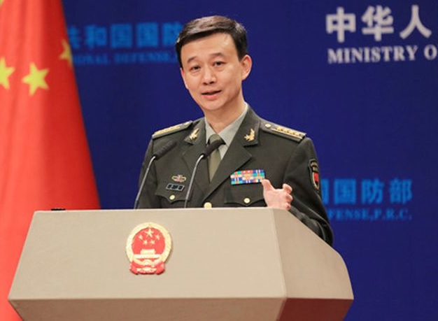 中國大陸國防部新聞發言人吳謙表示,在今年增加的國防預算中,有部分將用於應對「台獨威脅」。(翻攝自中華人民共和國國防部官網)