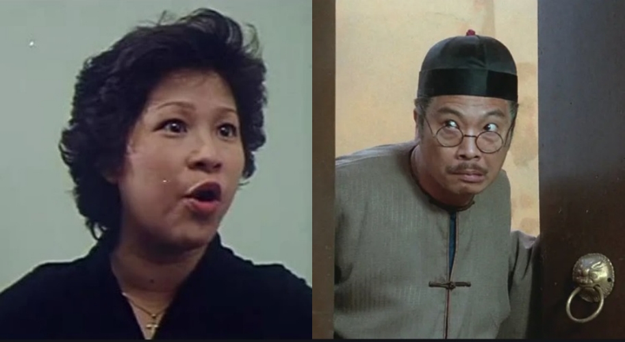 曾和「達叔」合作過、被尊稱為「寶姨」的香港資深藝人趙美寶（左），在吳孟達告別式當天病逝。（翻攝自阿蘿066微博、豆瓣電影）