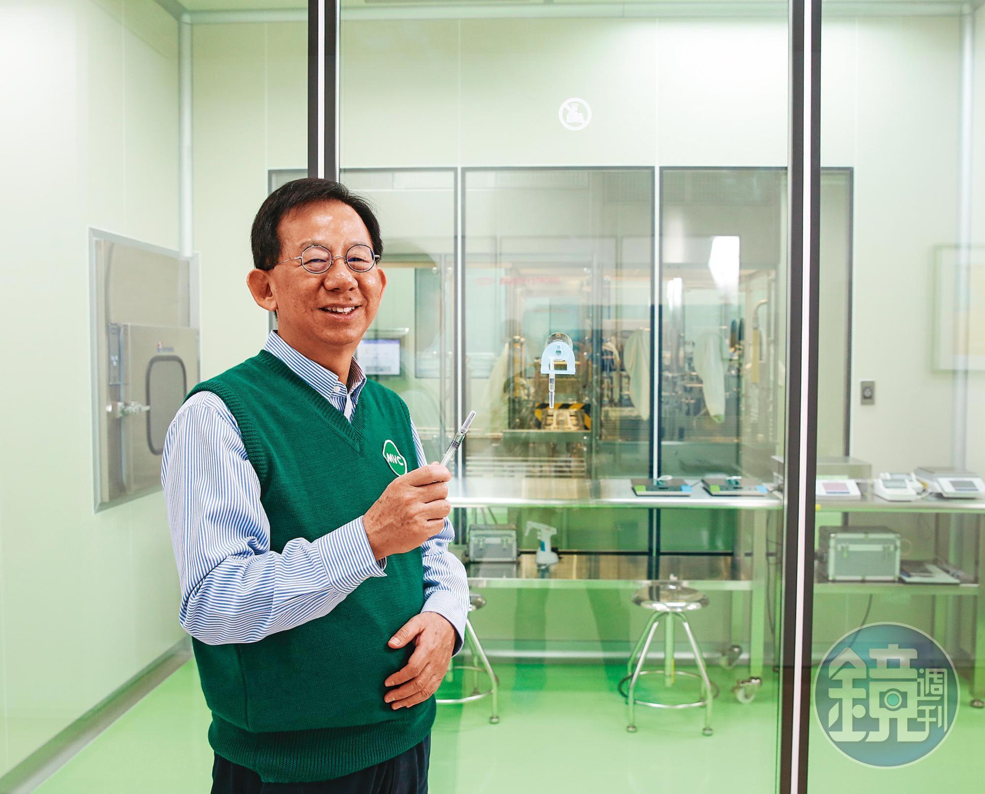 高端副董事長陳燦堅促成台、美聯手研發,成高端疫苗臨床試驗領先的關鍵。